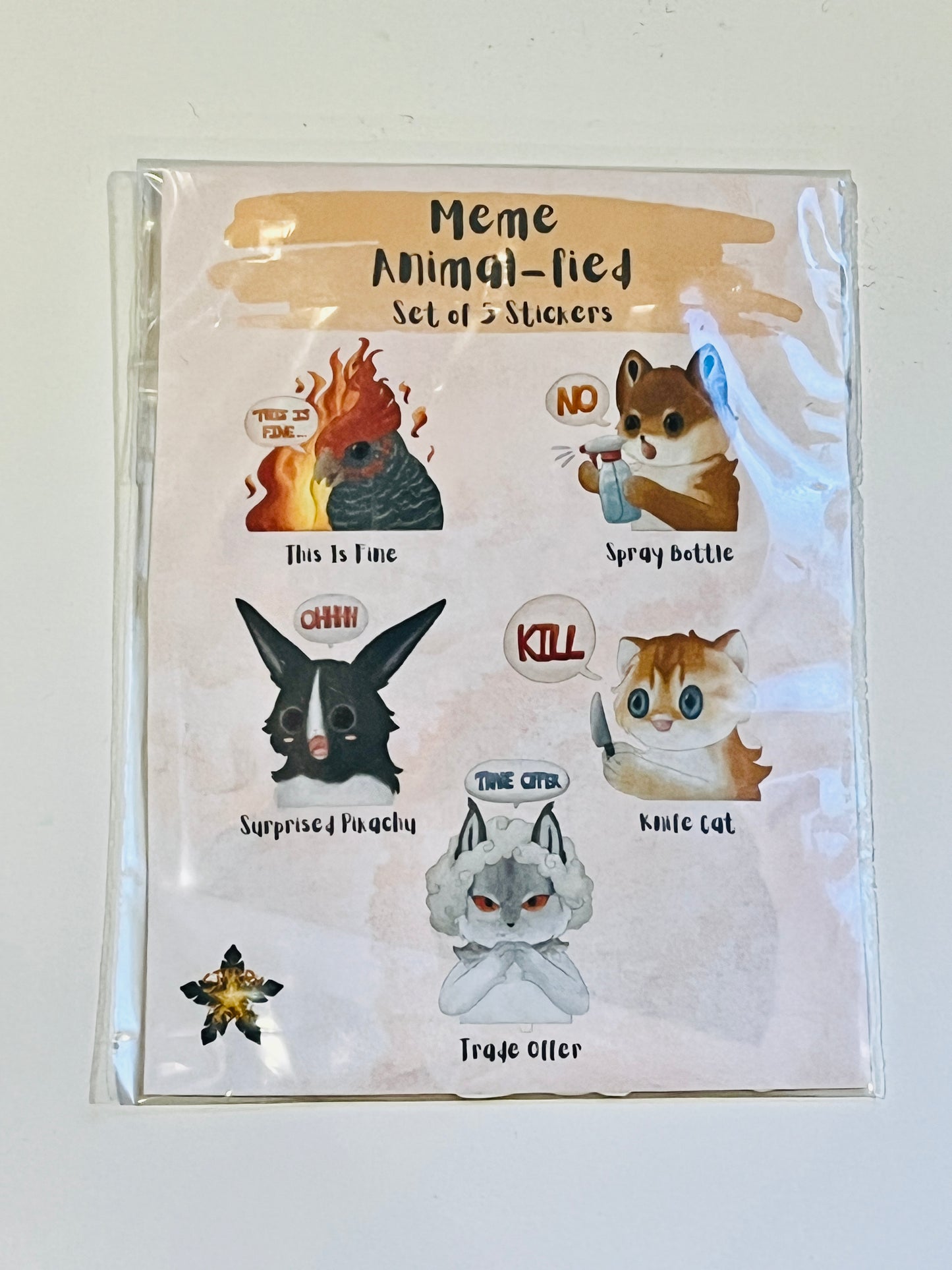 Meme Animal-fied Sticker Set