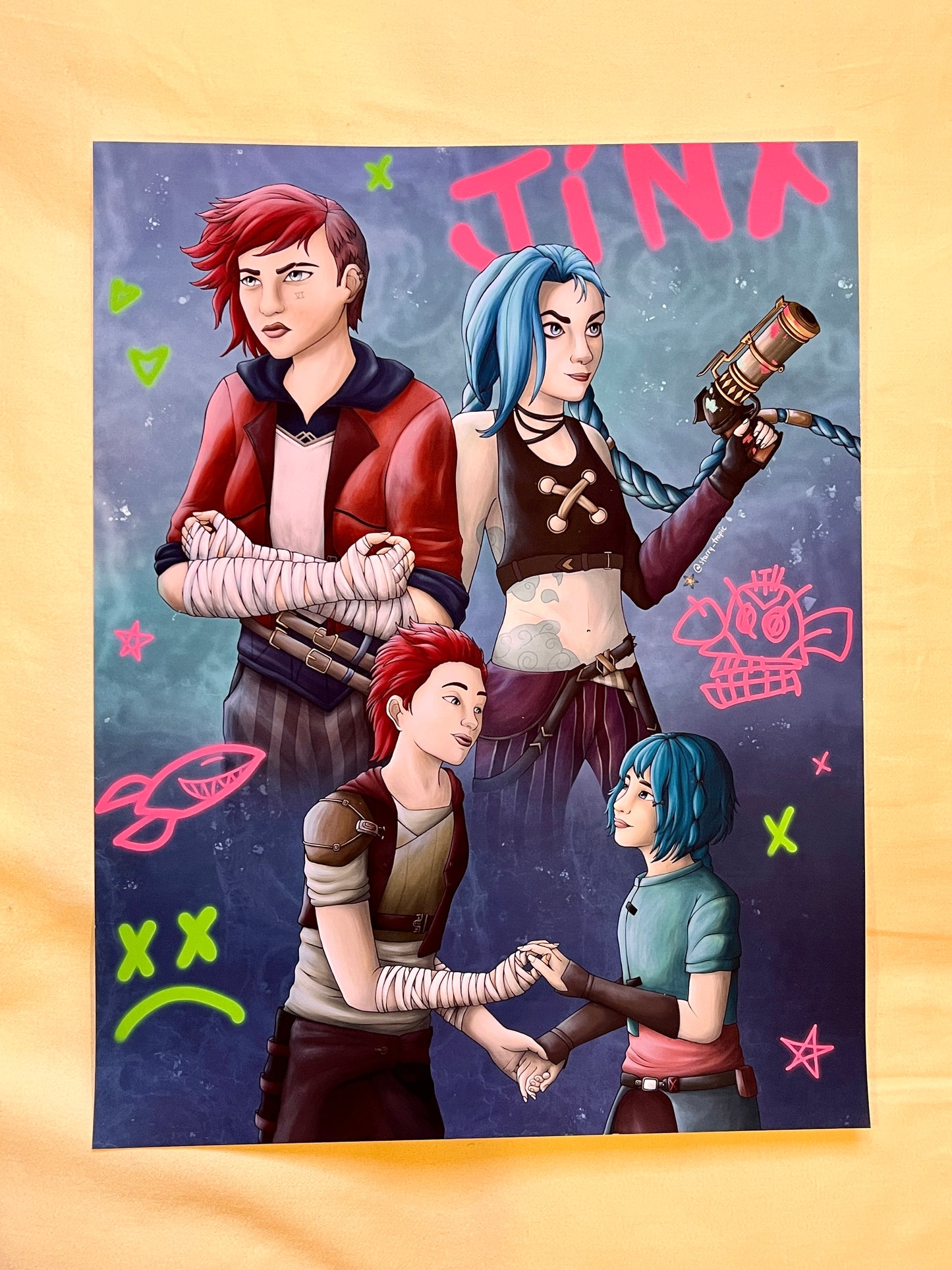 Jinx & Vi Arcane - Print