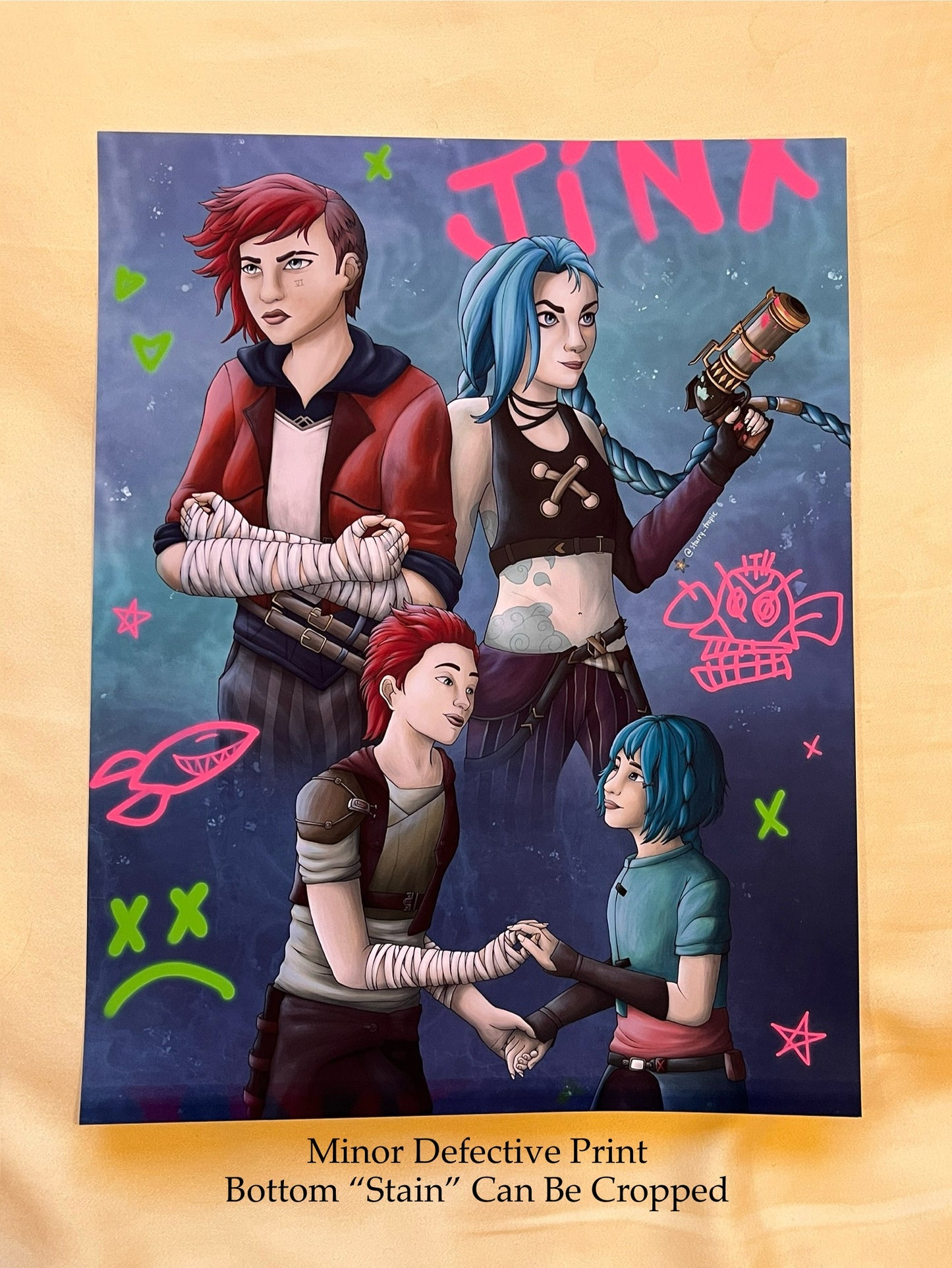 Jinx & Vi Arcane - Print
