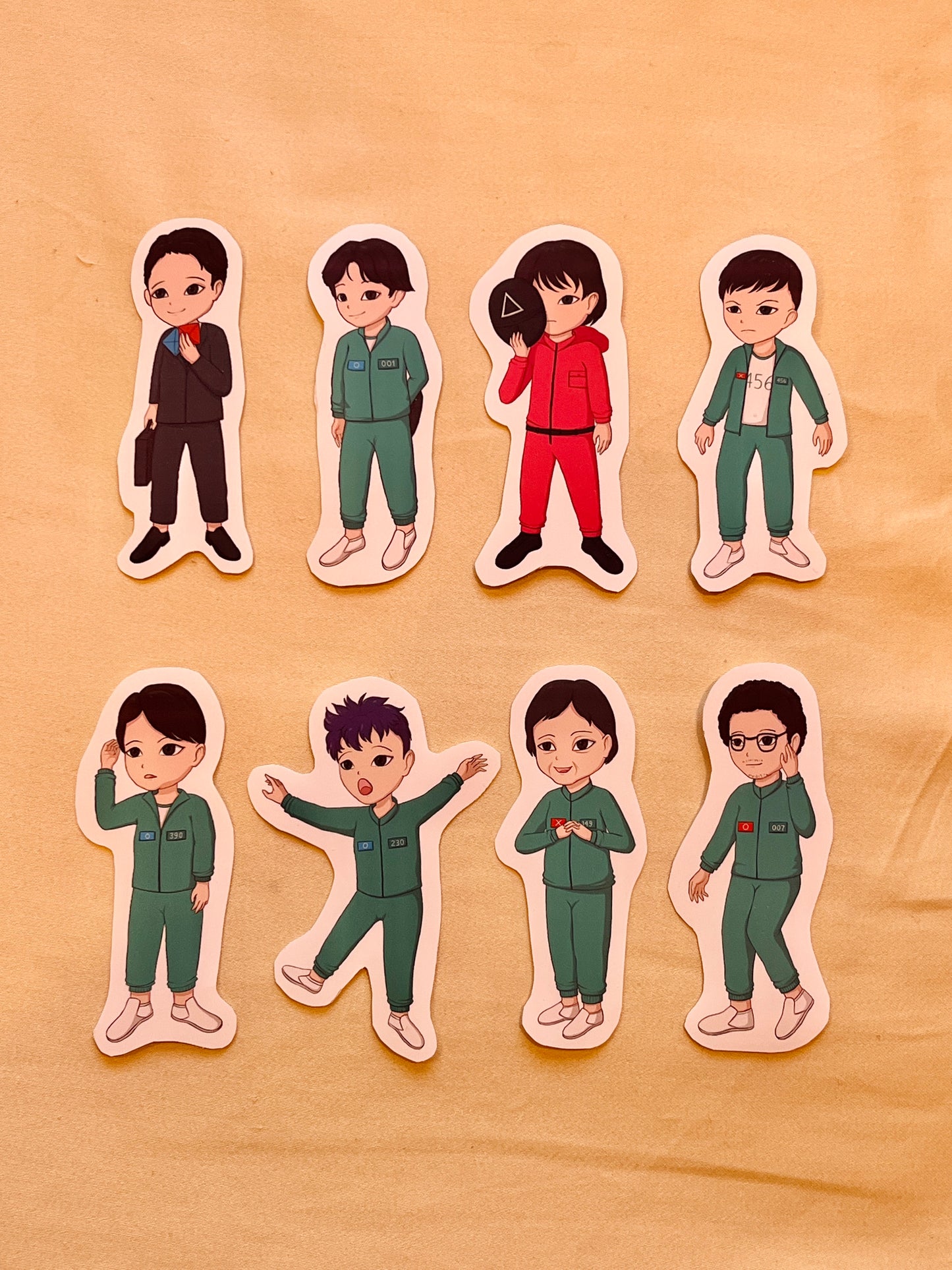 Squid Game S2 Characters Gachapon - Sticker