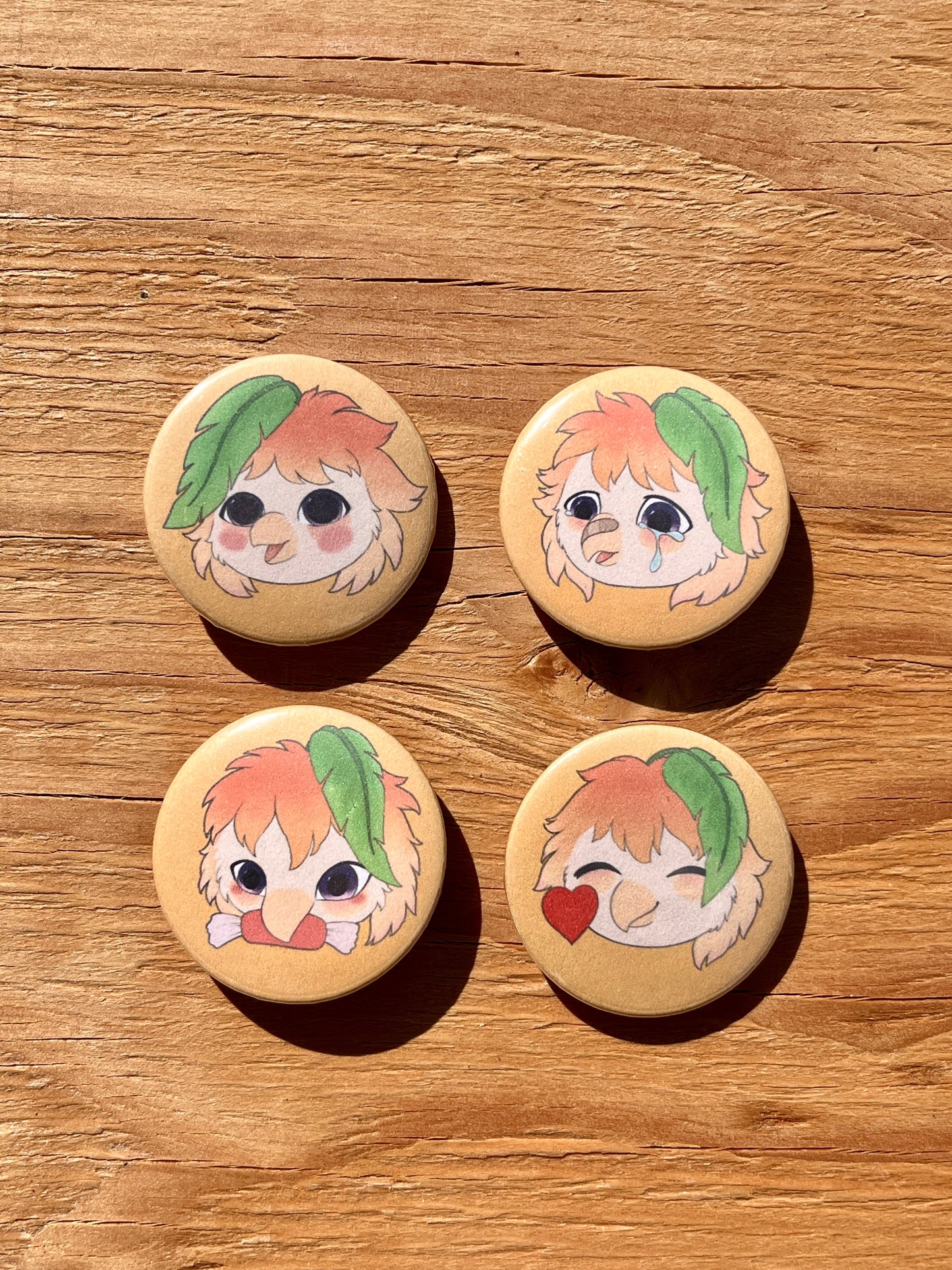 Starry Mascot Buttons