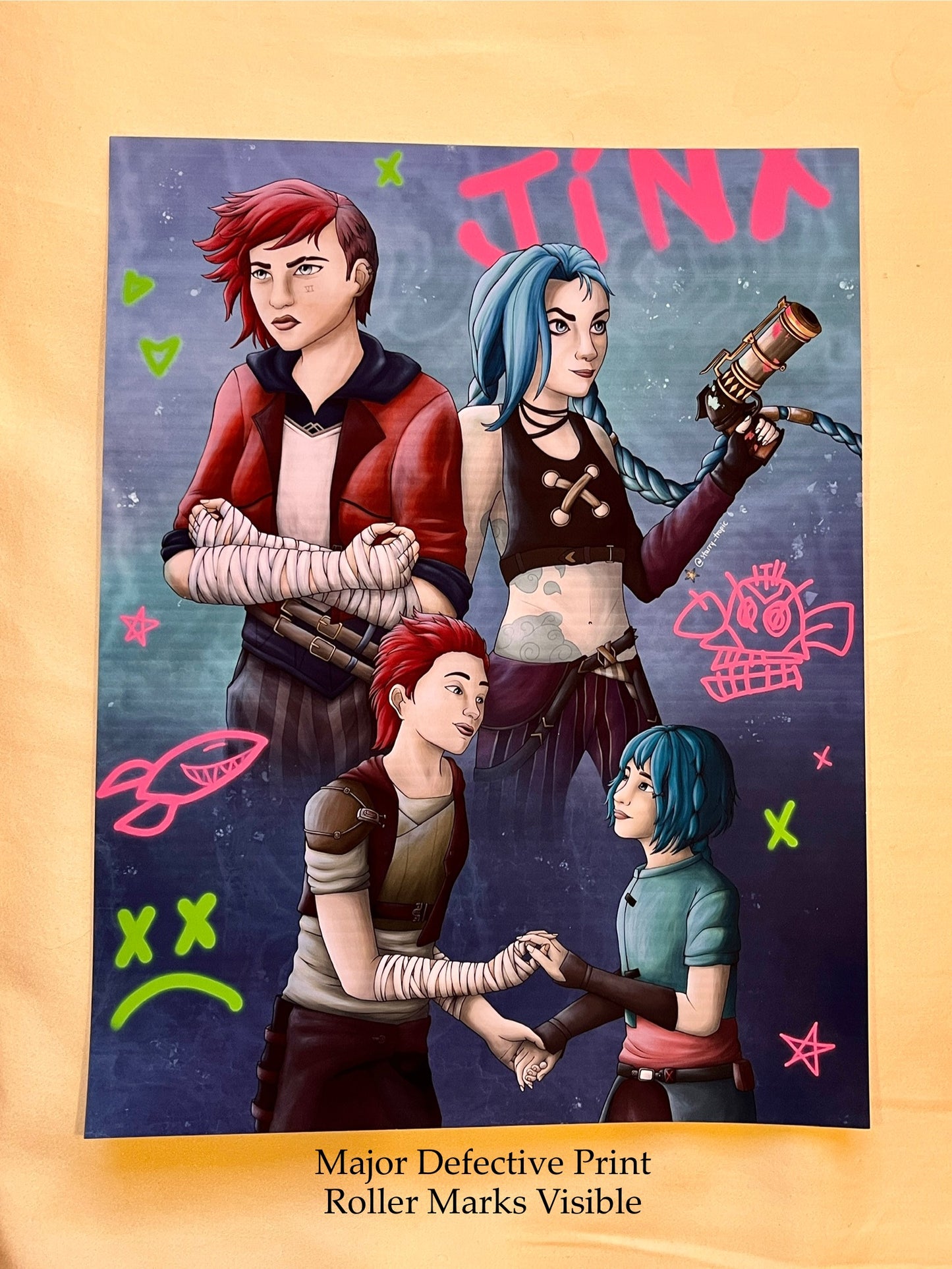 Jinx & Vi Arcane - Print