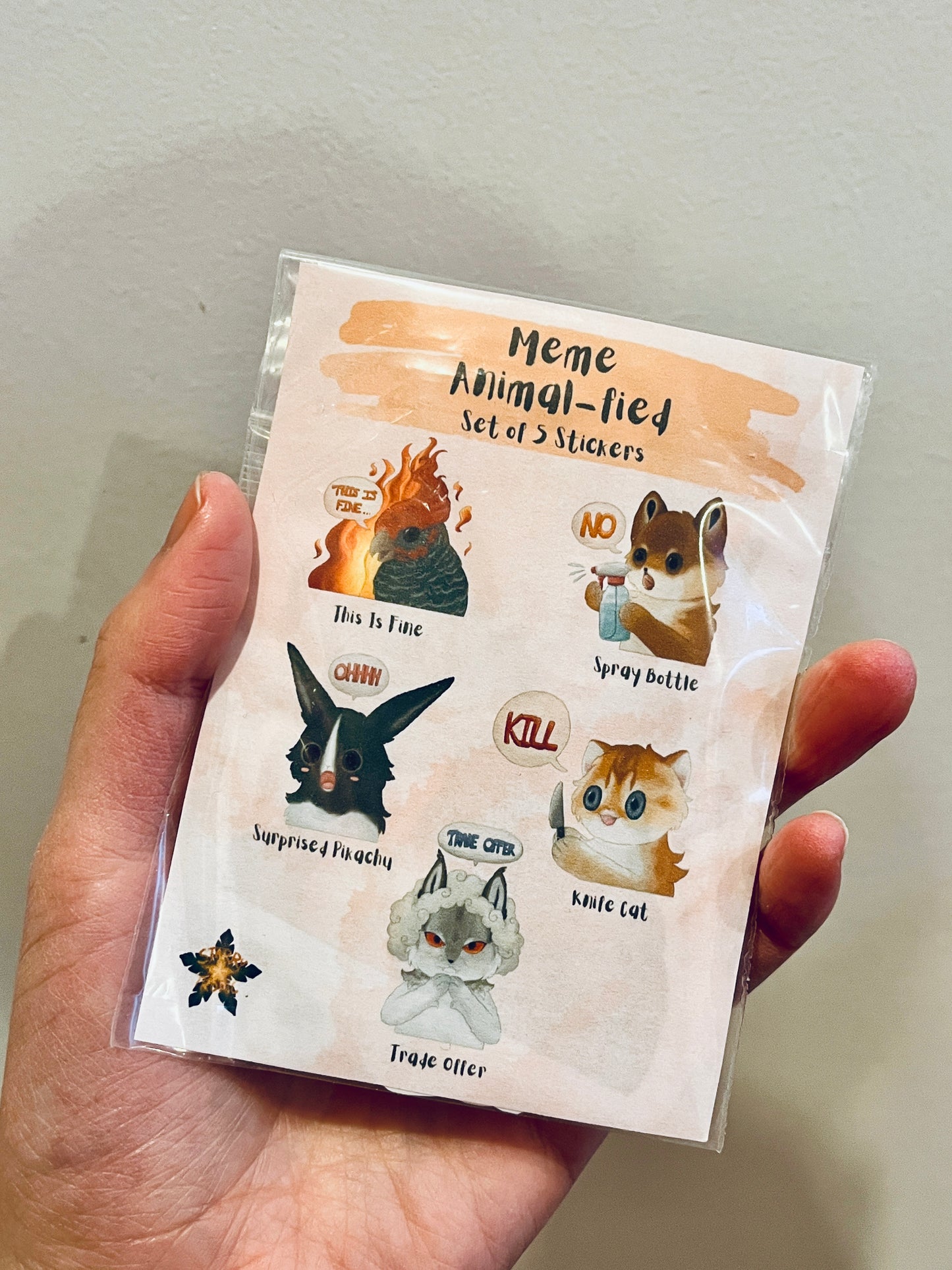 Meme Animal-fied Sticker Set