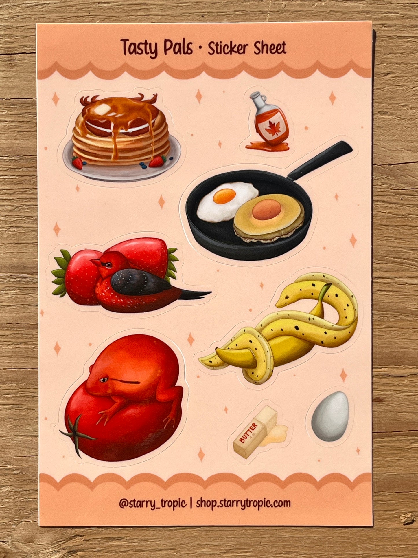 Tasty Pals Sticker Sheets