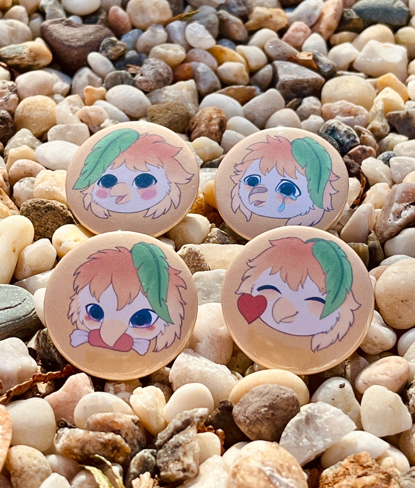 Starry Mascot Buttons