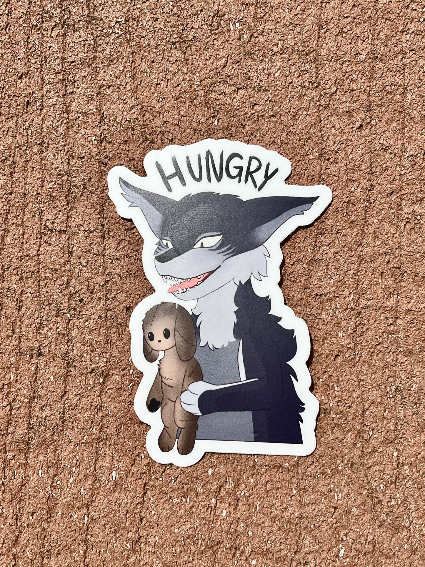 Hungry Wolf - Sticker