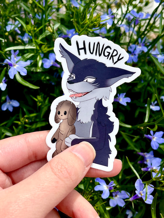 Hungry Wolf - Sticker